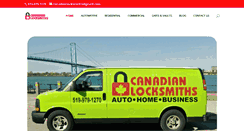 Desktop Screenshot of canadianlocksmiths.com